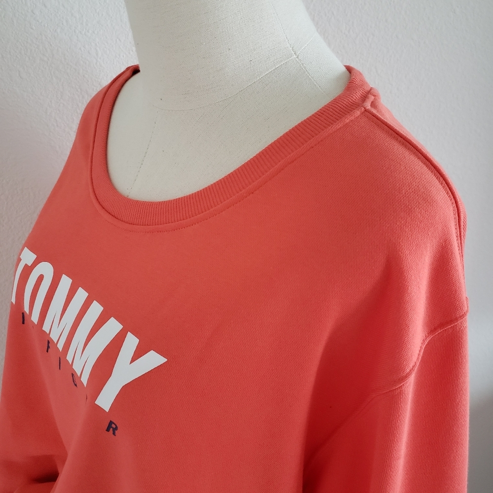 TOMMY HILFIGER Sport Orange Long Sleeve Sweatshirt-- NWT--2X - Picture 3 of 13